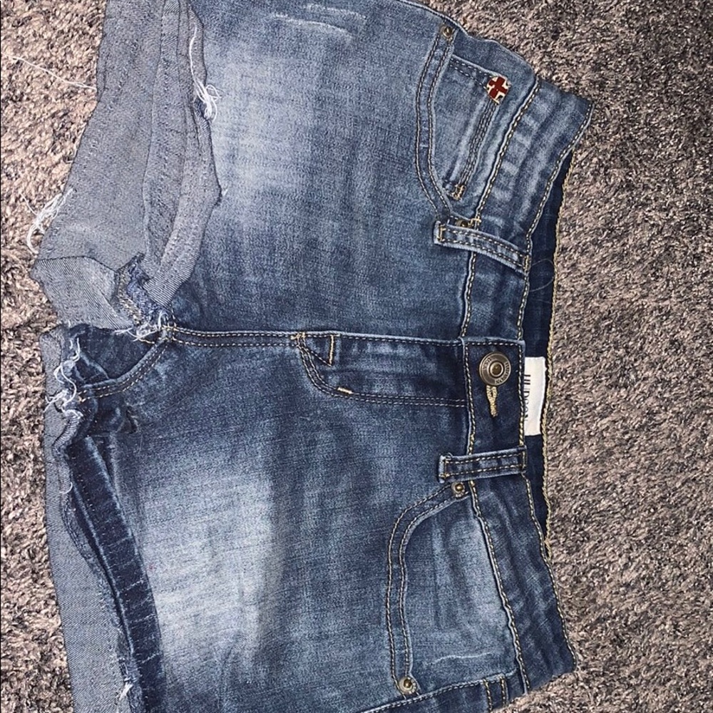 Denim shorts